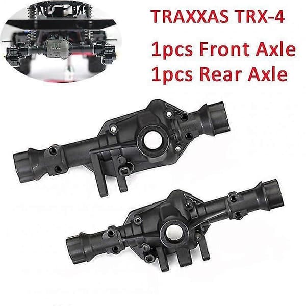TRAXXAS TRX4 Metall Frontaksel + Bakaksel for 1/10 RC Oppgradering Metalldeler for Crawler Bil Frontaksel