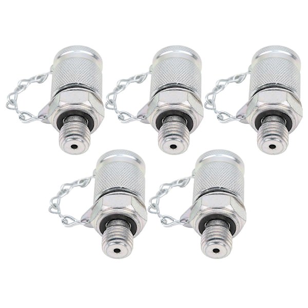 5 stk. hydraulisk testadapter gjenge testkobling koblinger trykkmåling PT/PPTM12 x 1.5