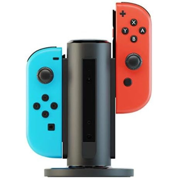 Quadruple Joy-Con Laddare - 4-plats Switch Laddningsstation - Cha