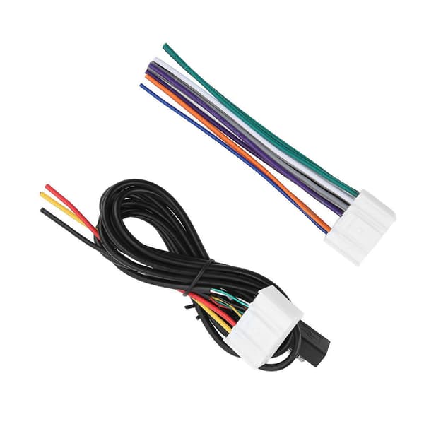 2 stk. Stereo Ledningsnet Adapter AUX Input Kabel Udskiftning til Hyundai IX35 Elantra Santa Fe Sonata