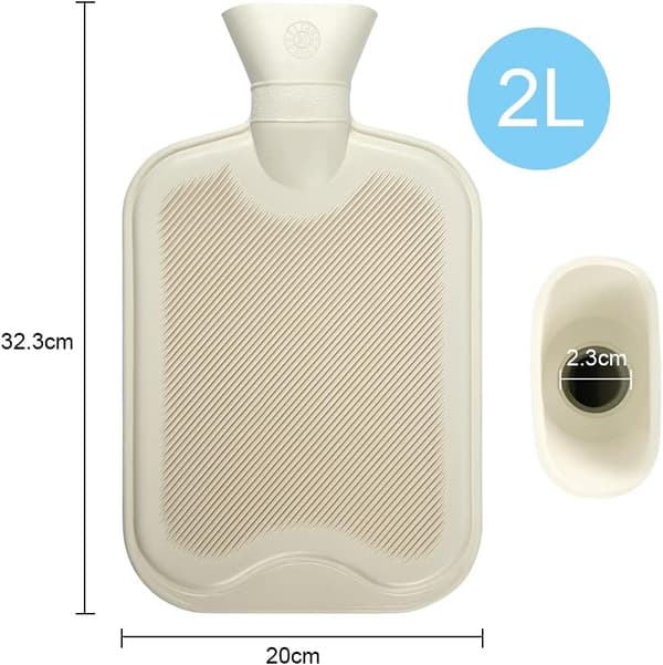 2L Termospullo – Harmaa Turkispallo, Erittäin pehmeä termospullo