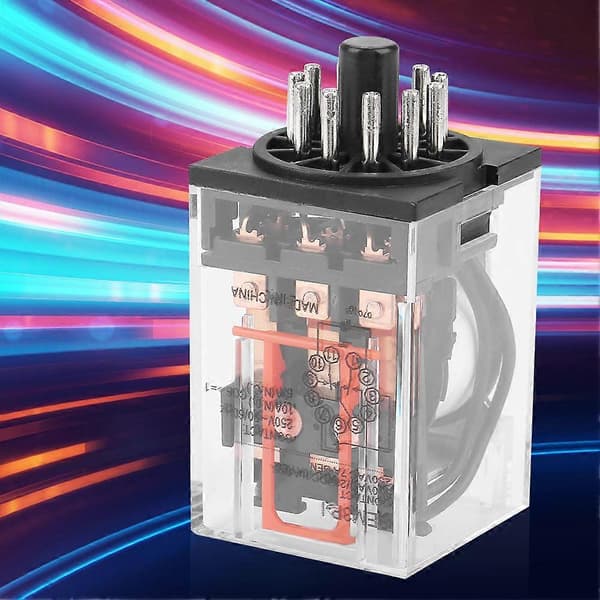 MK3P-I AC 220V Elektromagnetiskt elektriskt relä för allmänt bruk 11 stift 10A 3Z