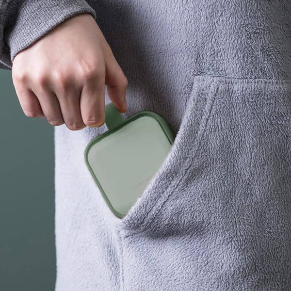Pillerlåda med 4 fack, Bärbar ficka Resepillerlåda, Plast