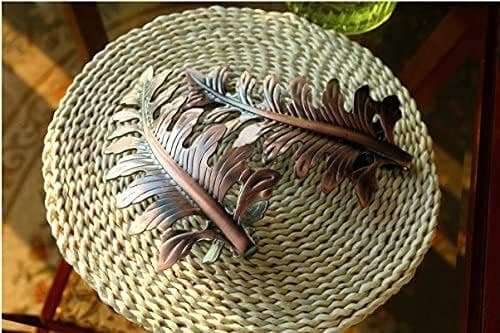 2 stk. Europæiske Store Blad Gardin Tiebacks Gardin Holdbacks Dekor