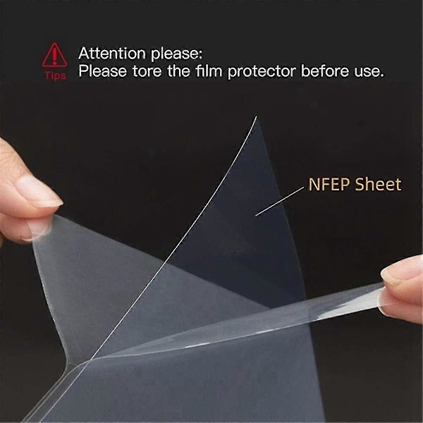 3 st NFEP(FEP 2.0)-filmer för Photon M3 Max, M3 Premium, Jupiter(6K), 2 Resin Printers, 380X260X0.15mm