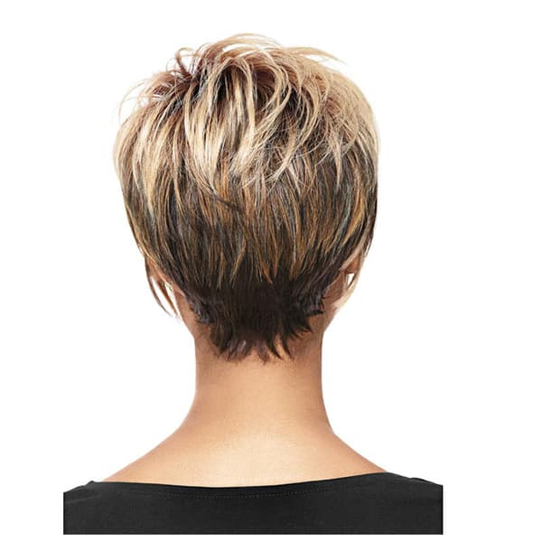 Paryk af ægte hår (lys blond)