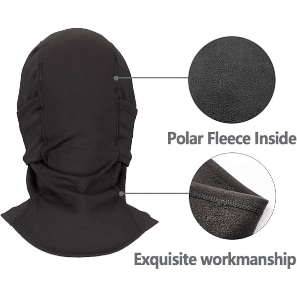 Musta Moottoripyörä Balaclava Talvi Miehet Naiset Ulkoilma Urheiluun