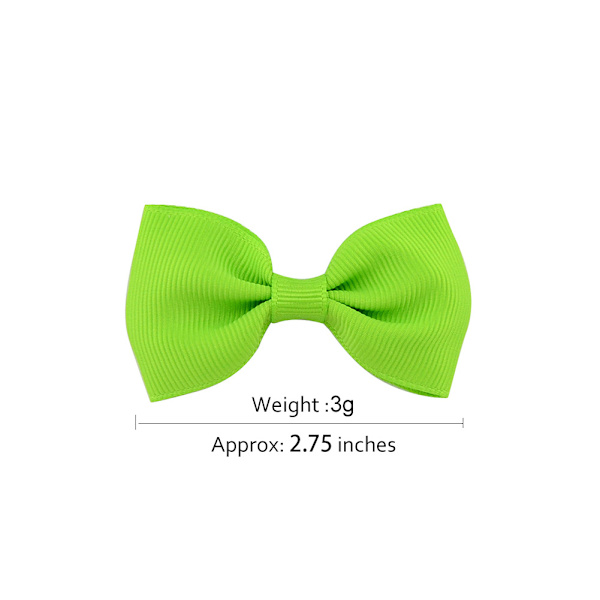 40 Pakker 7cm Krokodille Grosgrain Bånd Hårklemmer til Baby Piger