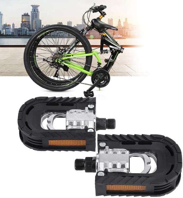 1 Par Vikbara Cykelpedaler för Landsvägscykel Vikbar