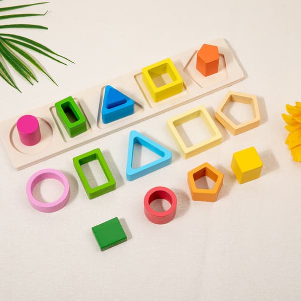 ##/15 st geometriska byggklossar för barn, pedagogiska##/