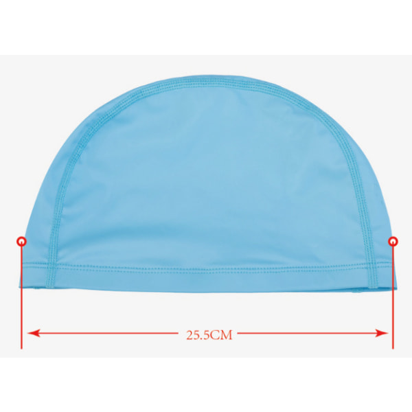 Cap för simbassäng - One Size för män och kvinnor - Lätt att sätta