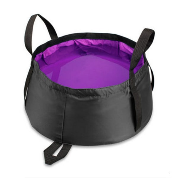 Hopfällbar Bassäng, 12L Bärbar Hopfällbar Hink Lätt