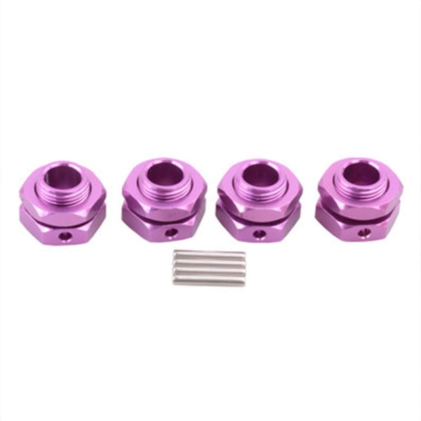 ##/Svart 4-pack Infinity 1:8 Aluminiumlegering bond 94762 94081 17MM RC Bil Hjulnav Adaptrar##/