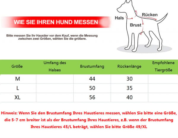 ##/XL Pet Paradise Hundjacka Hundpyjamas Medelstorlek##/