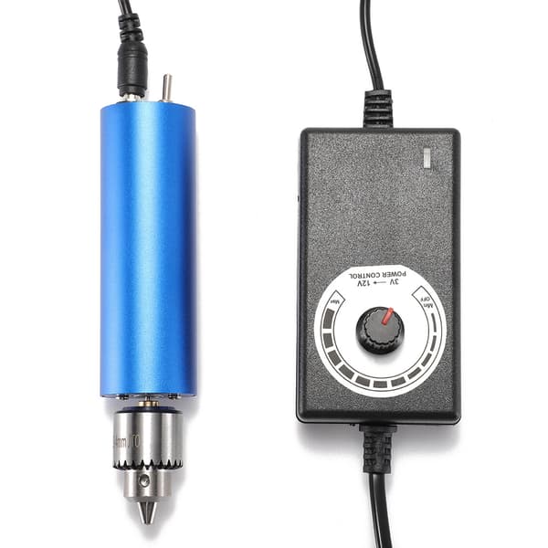 Bærbar Aluminium Drill 13000 RPM 3-12V Mini Elektrisk Hånddrill