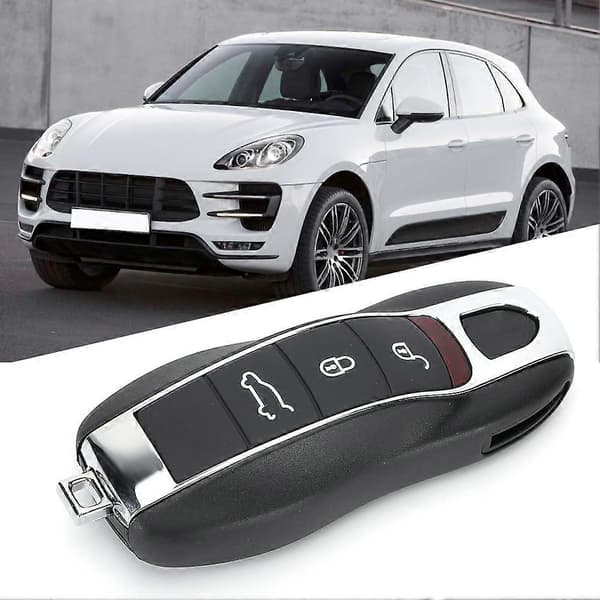 433Mhz 3 Knappar Semi Intelligent Fjärrkontroll Nyckel Passar Porsche Panamera Cayenne Boxster
