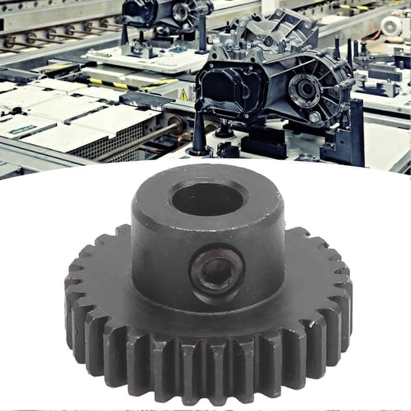 Cylindriskt kugghjul stål 30 tänder 6mm D-hål 0.8 Mod Hårdvara Industriella delar 430310060030