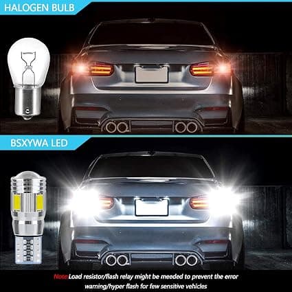 4 stk., T10 W5W pære led kupel lys bil led interiør bil led ni