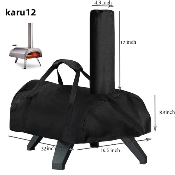 Pizza Ugnsskydd (Karu 12 Modell, Karu 12 Modell), Utomhus Pizza Ugn