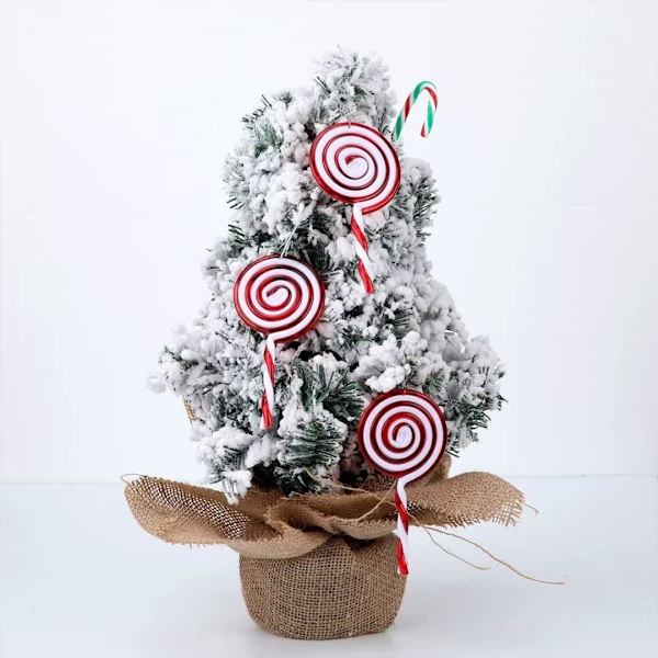 ##/10 stk. Hængende Julemandsslik (16CM), Julepynt til Jul##/