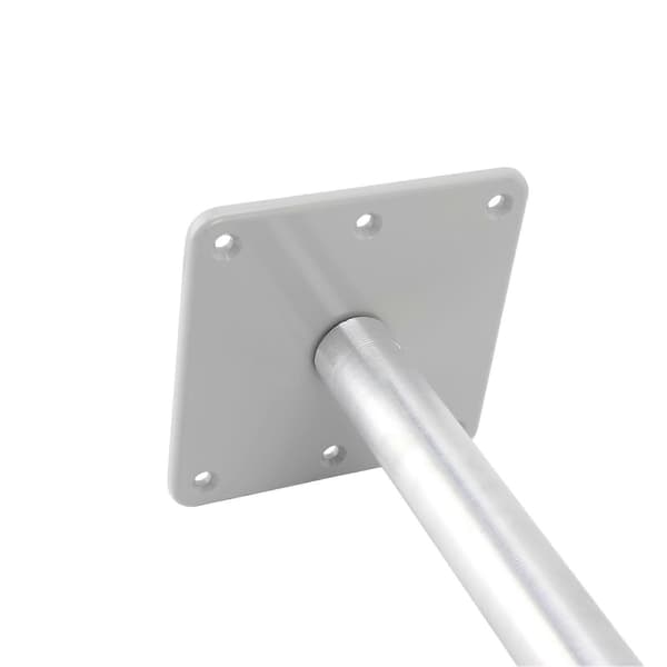 Bådsædebase 6,9 tommer Aluminiumlegering Skridsikker Kraftig Bådsædepedestal Sæt til de fleste bådsædemonteringer