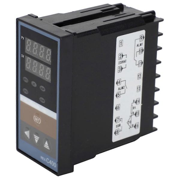 BERM Digitalt Display Temperaturmåler Høj Nøjagtighed Termometer REX-C400FK02-V x DA