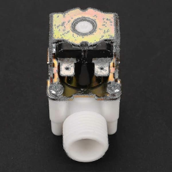 Magnetventil, DC 12V G1/2\" NC Plast Vanninntak Magnetventil 0.02-0.8 Mpa Normalt Lukket Elektrisk