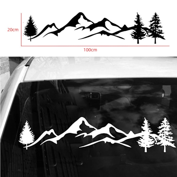 ##/Bjergtræer totem bilsticker##/