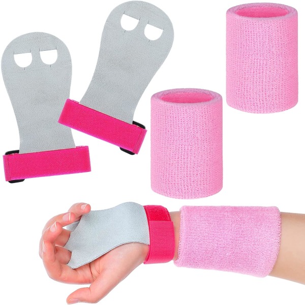 4 stycken gymnastikgrepp Rosa Gymnastik Handgrepp Atletisk Stift
