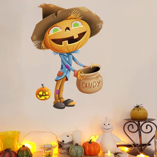 ##/Söta Halloween-väggdekaler 30cm x 45cm##/