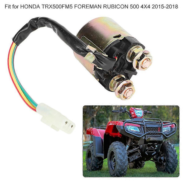 Køretøj Motor Starter Relæ Solenoid Tilbehør Passer til Honda 500 4X4 2015-2018
