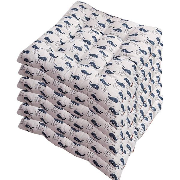 Set med 6 Stolsdynor 40x40, Dekorativ Kudde Kudde Stolskudde