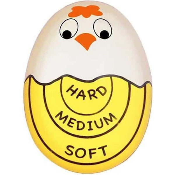 Eggtimer med tegneseriefigur og fargeendringsindikatorer
