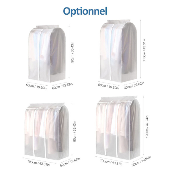 ##/1 Suuri läpinäkyvä vaatepussi, 50 x 100 x 120##/