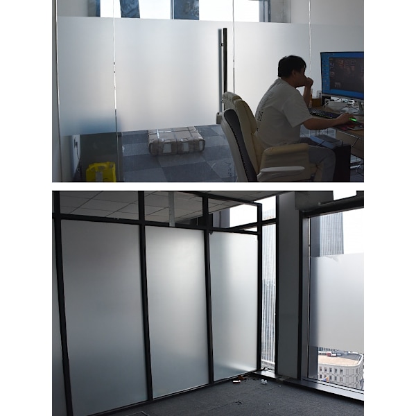 Itsekiintopinta Opaque Privacy Window Film [30x500 cm] eBookin kanssa