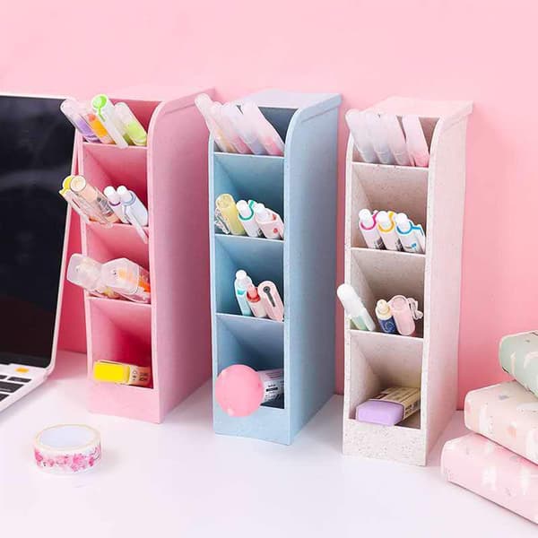 5 stk Opbevaringsboks Penholderboks Penholder Kontorartikler Organizer