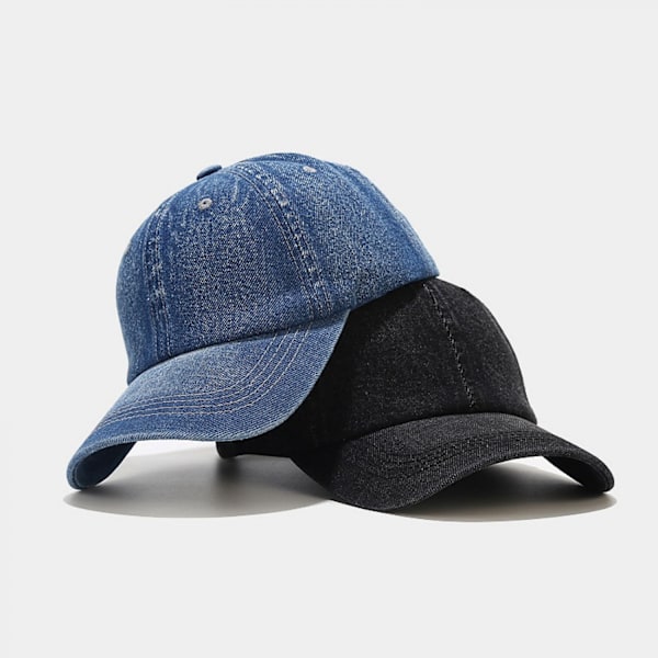 ##/Svart Basebollkeps Unisex Justerbar##/