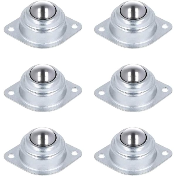 Ball Transfer Units,6 Pcs Furniture Casters Flat Ball Roller Bear