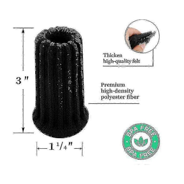 16-pack Stolsbensskydd Stickade Möbelstrumpor