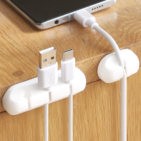 5 pakker (sorte) Kabelklips Kabelholder Kabelstyring Multi-