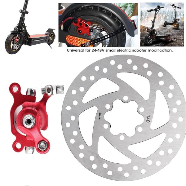 Bromsok Bromsbelägg Set i Aluminiumlegering Universal för 24-48V Liten Elscooter