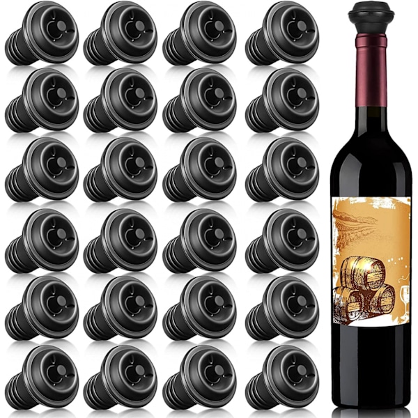 24 kork vinflaskestopper vinstopper luft ut