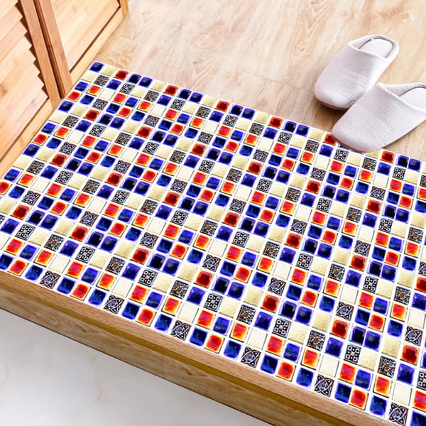 Kakeldekaler mosaik kakeldekaler i ett set om 10