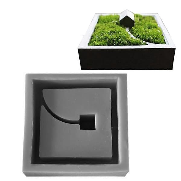 DIY Silikon Betongform Blomkruka Planteringskärl Cement Vas Form Handgjort Verktyg A