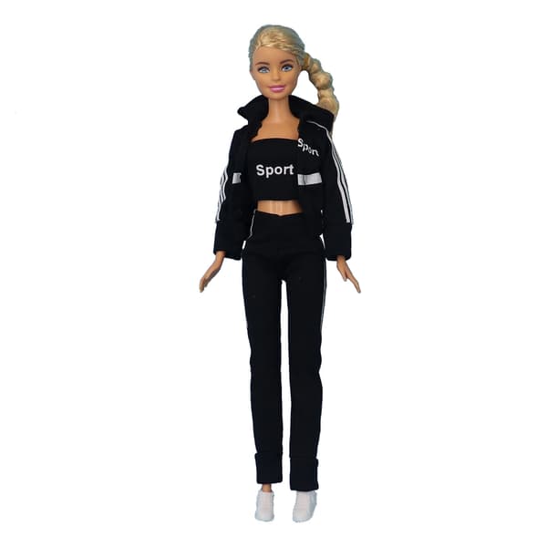 Barbie modekostume, 3 dele, 12 dukketilbehør, til c