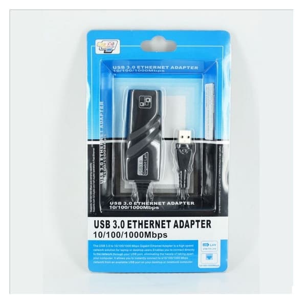 USB Ethernet-adapter, automatisk støtte for MDIX USB3.0 Gigabit til RJ45 Ne