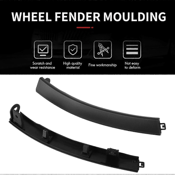 2 stk. Fremre Støtfanger Hjulskjerm List Trim for Honda CRV 2007-2011 71108-SWA-000 71103-SWA-000