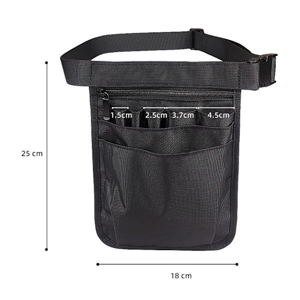 Bærbar sykepleiermappe i nylon - rosa, fo-organisator