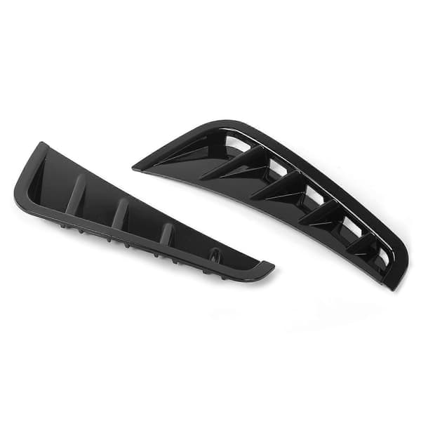 Svart Frontfanger Canard Bil Spoiler Vinge Biltilpasninger Erstatning for Benz C Klasse W205 AMG Line 2019+