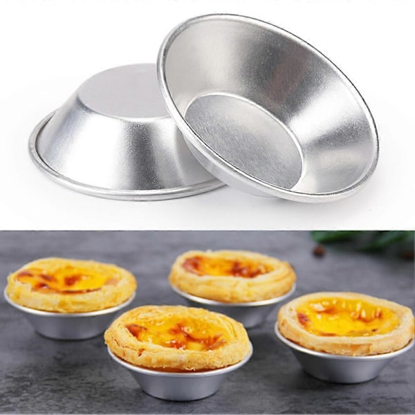 10 stk. Egg Tarteform Muffinsform Kakeform i Aluminium B